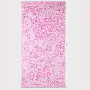 🩷Roller Rabbit x Target Sketched Floral Beach Towel Pink